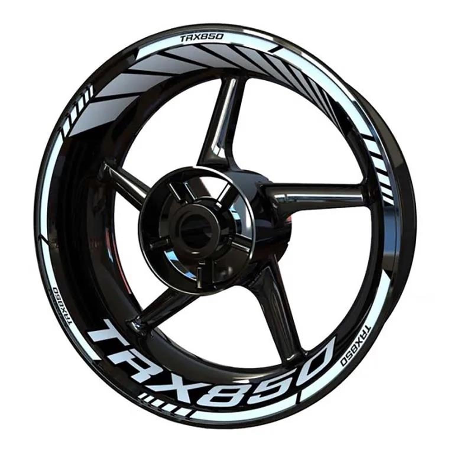 Motorcycle Wheel Sticker Racing Rim Stripe Decal Decoration for Yamaha TRX 850 Trx-850