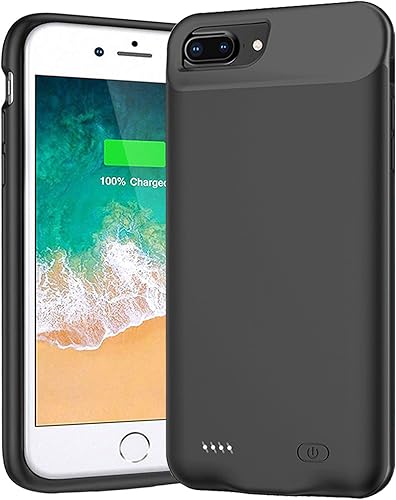 Funda de batería para iPhone 6s Plus/6 Plus/7 Plus/8 Plus, 10000 mAh, funda protectora de carga portátil compatible con iPhone 6s Plus/6 Plus/7