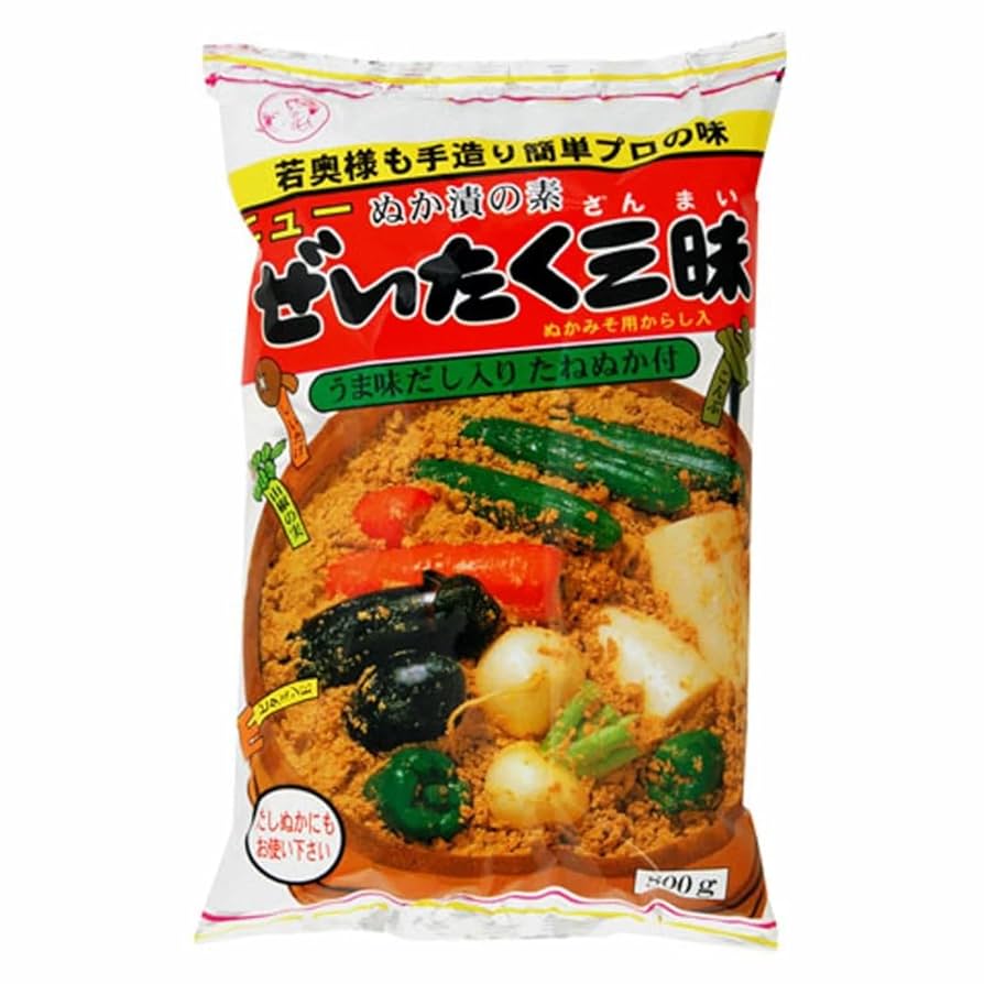 TAKEれんこん Amazon.com : Kokujo Zeitaku Zanmai Nukazuke no Moto Rice