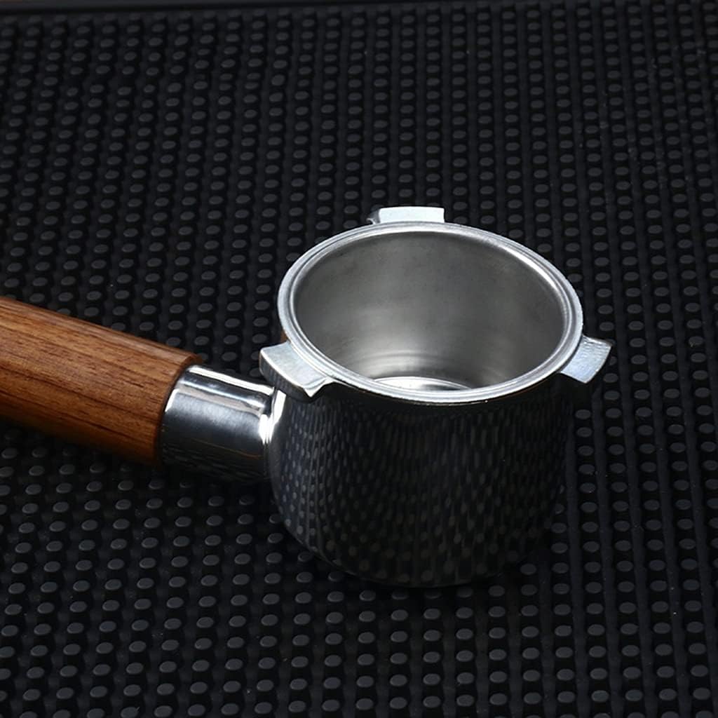 Machine Accessories Professional Bottomless Coffee Handle 51mm Coffee Handle, Compatible With Delong 9335 Espresso Machine, Stainless Steel Coffee Appliance Coffee Handle (Color : Three(Three Ears Gol