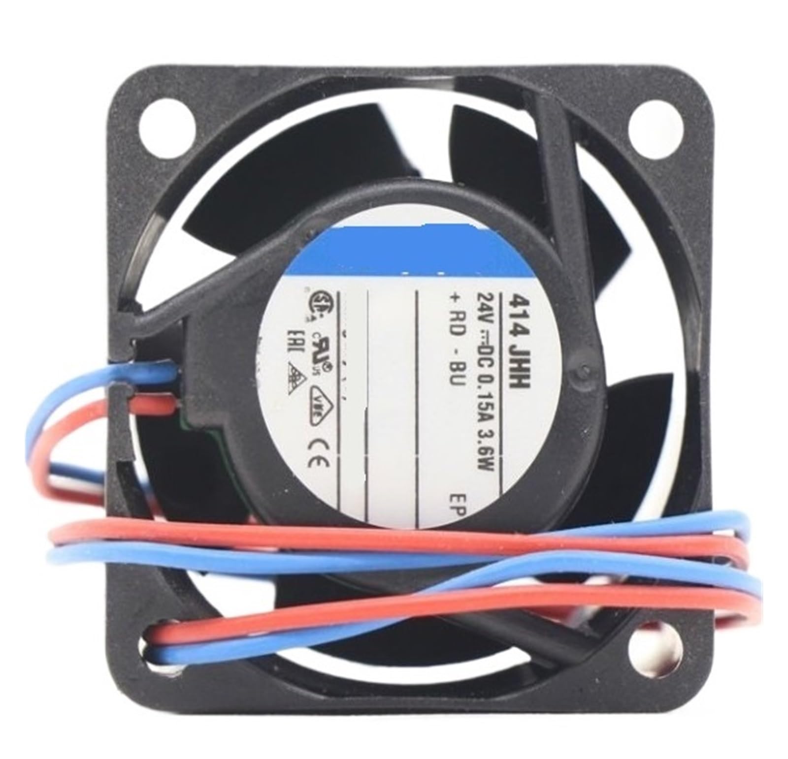 YMUGUEGH 414JHH 40 * 40 * 25mm 24V DC 4025 4cm 3.6W 0.15A 24m3/h 2-wire Cooling Fan