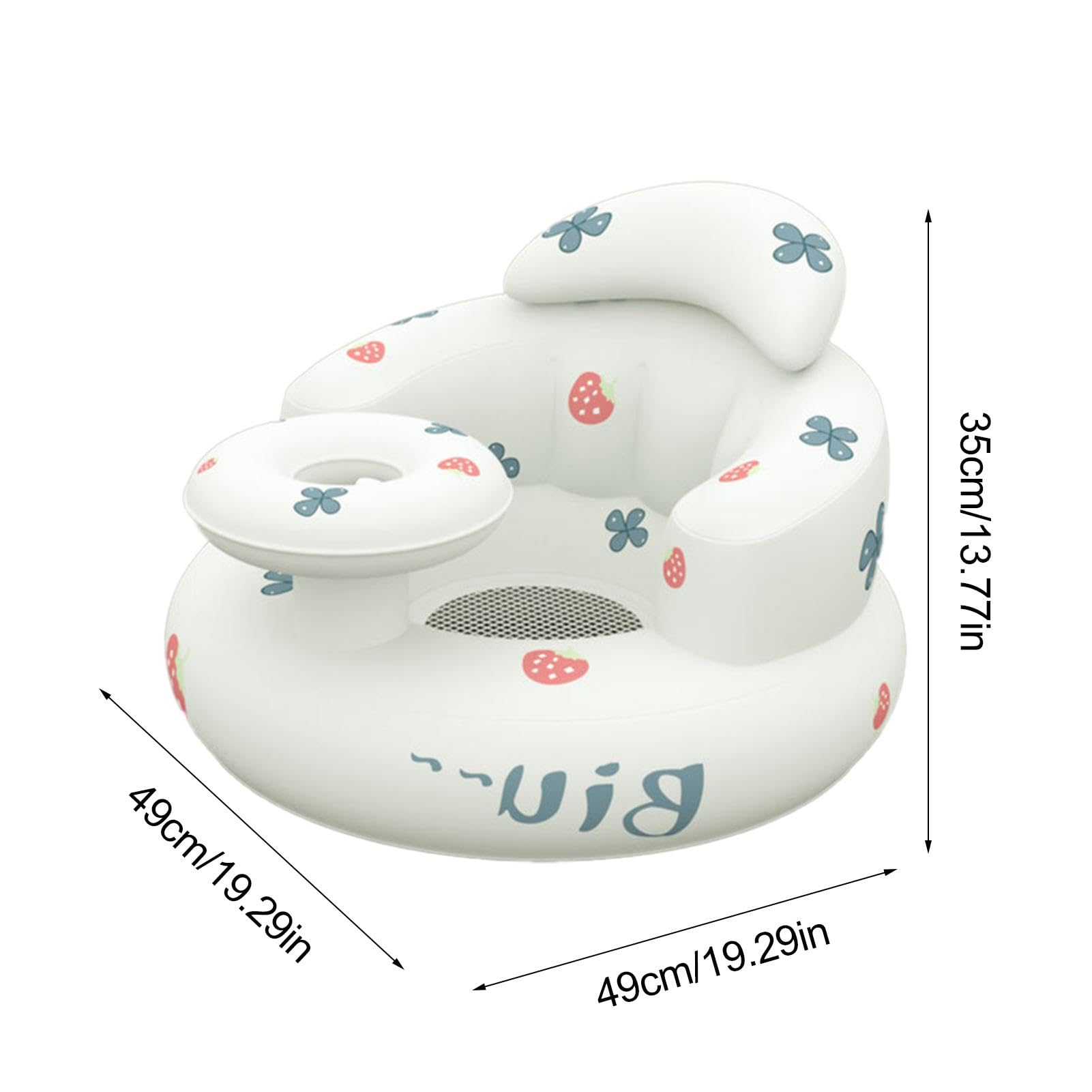 Siège gonflable pour bébé, chaise gonflable pour bébé - Chaise bébé d'été | Siège gonflable pour bébés de 3 à 36 mois, pompe à air intégrée, canapé de soutien dorsal pour bébé, siège de