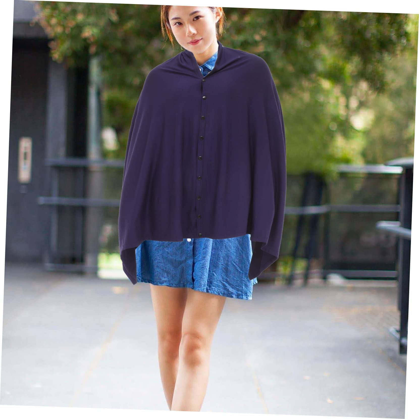 2stücke Stillponcho Aus Baumwolle Stillüberzug Für Stillabdeckung Multifunktional Als Wind Und Sonnenschutz Im Kinderwagen Bettdecke Verwendbar Bequemer Stillponcho Für Jede