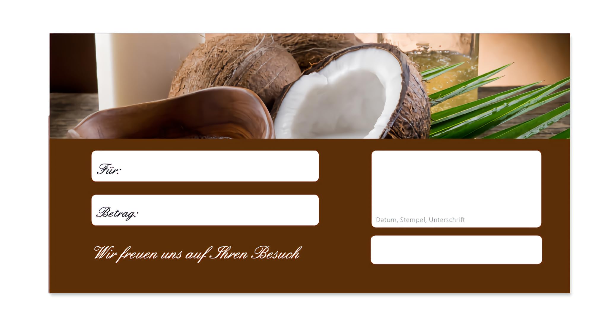 Geschenkgutscheine (Wellness-621) - Gutscheinkarten Gutscheine für Bereiche Wellness, Erholung, Entspannung oder Kosmetik und Reisen (200)