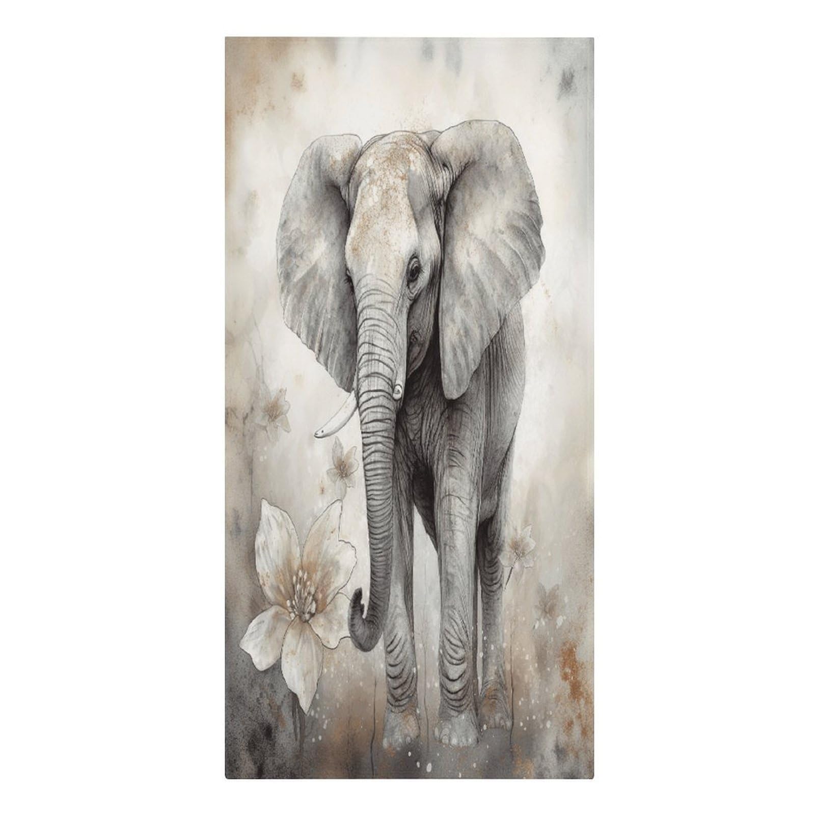 FekiLoot Animals Cute Elephant Towels Lightweight Thin Beach Towel Classic Soft Large Pool Towel Highly Absorbent Sand Free Bath Towels Travel Blanket for Vacation Essentials Adult Gift 30" X 61"