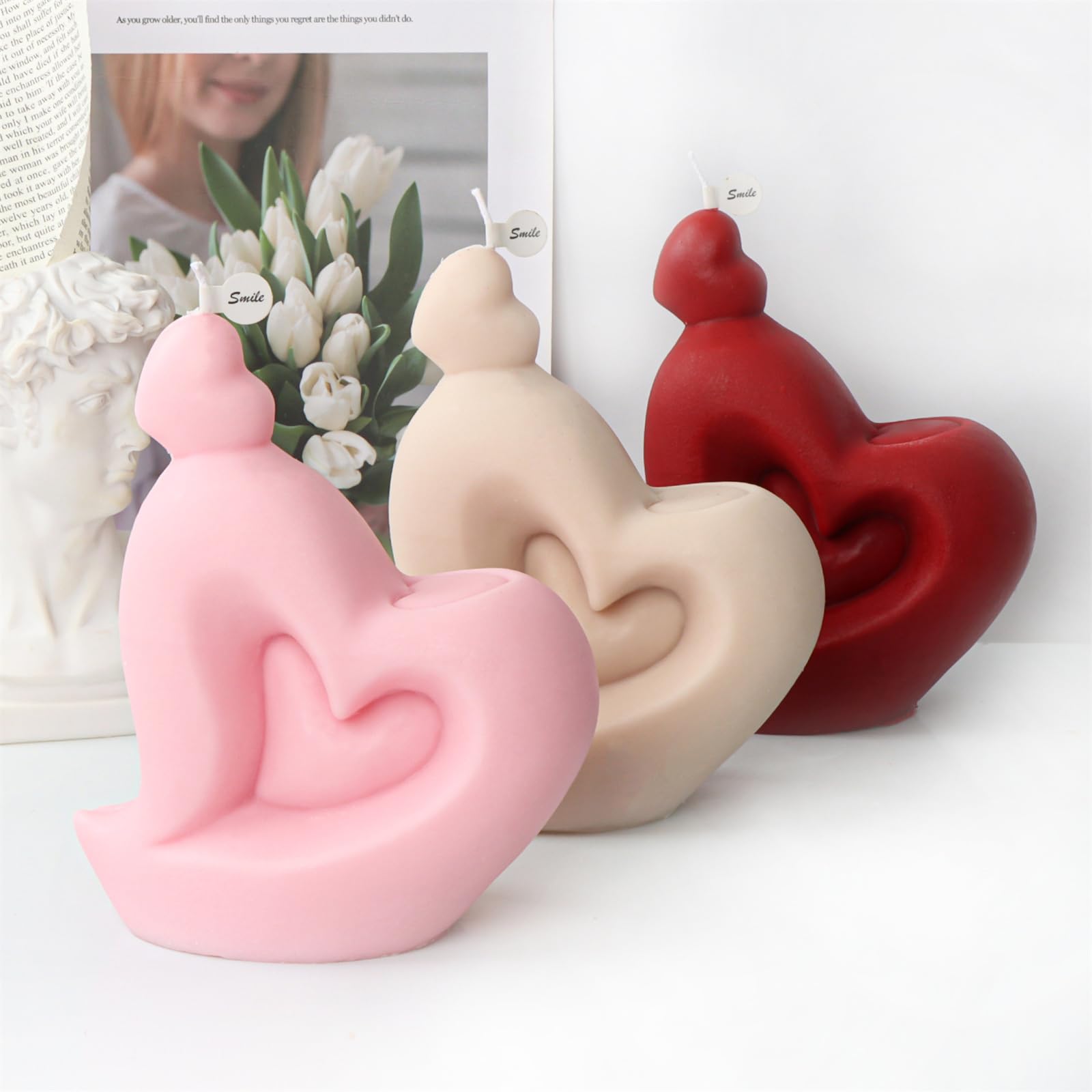 Moule 3D en forme de cœur pour une décoration de gâteau unique et belle