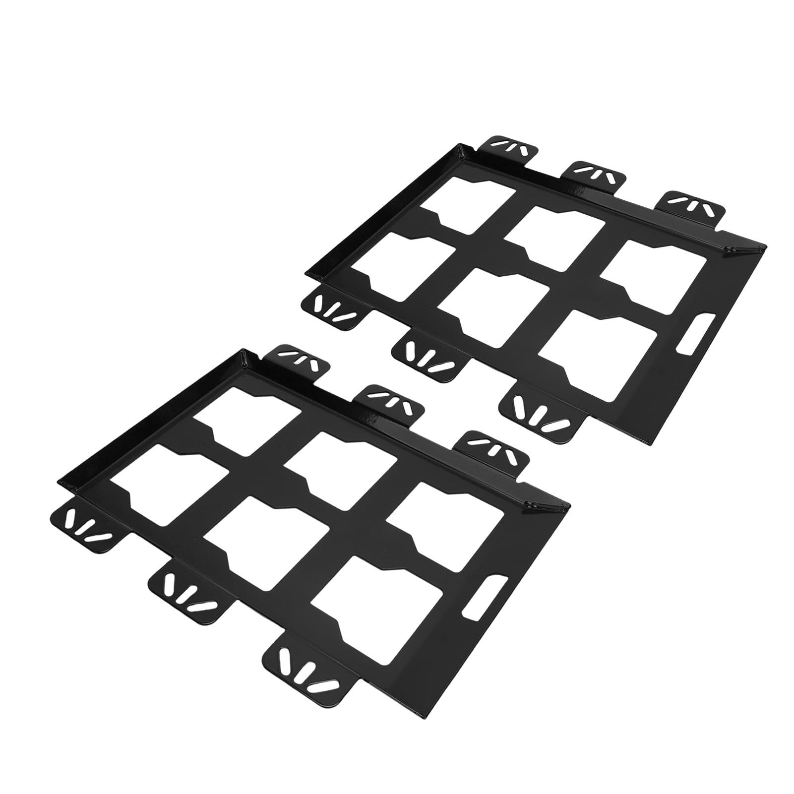 Placa de Montaje para Caja de Herramientas: Base de Metal Resistente para Sistemas de Embalaje, Montaje Seguro en Pared o Vehículo, Organiza Herramientas con Capacidad de 100 Libras, (BLACK)