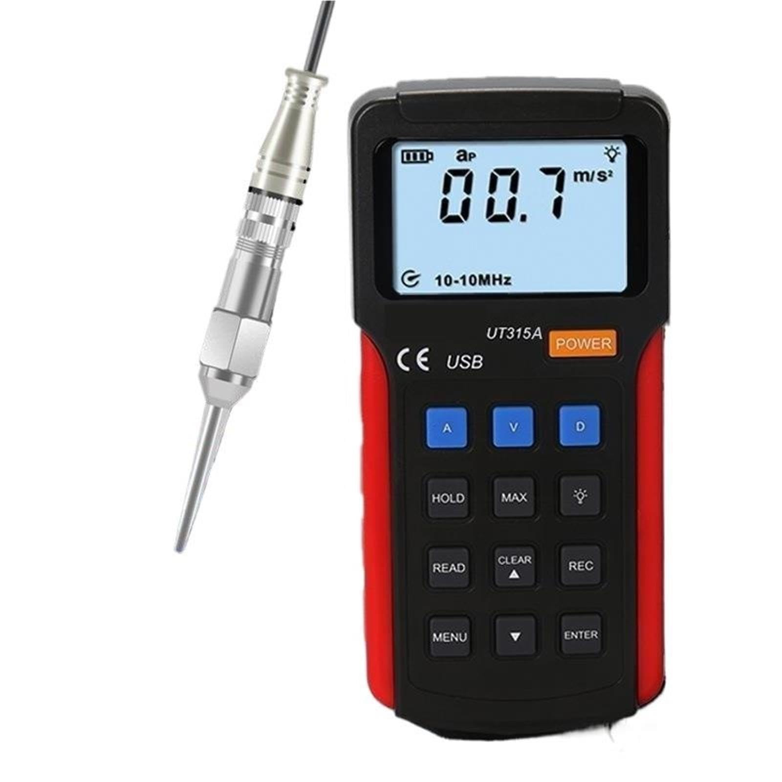 Vibration Meter, Digital Portable Electronic Industrial Vibrations UT315A
