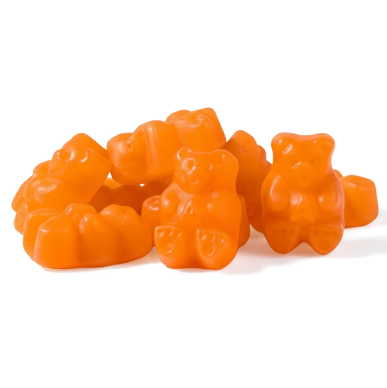 NY Spice Shop Orange Gummy Bears - 5 Pound Fruity Chewy Candy - Soft and Juicy Jelly Gummies - Bulk Packaged Gummy Candy for Snacking Parties Events Gift Bags Candy Buffets Desserts & Baking
