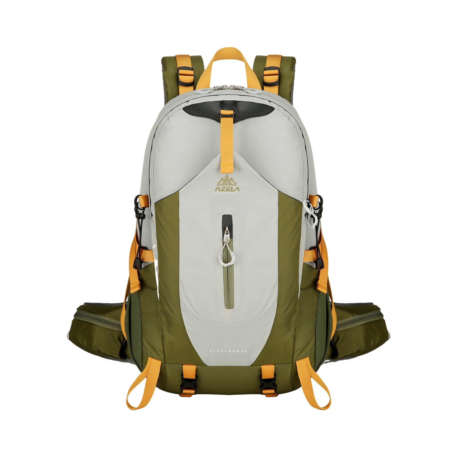 40L Zaino da Trekking Zaino Impermeabile Grande Zaini Leggero Hiking Nylon Campeggio Backpack per Donna Uomo Viaggio Sport Verde Scuro