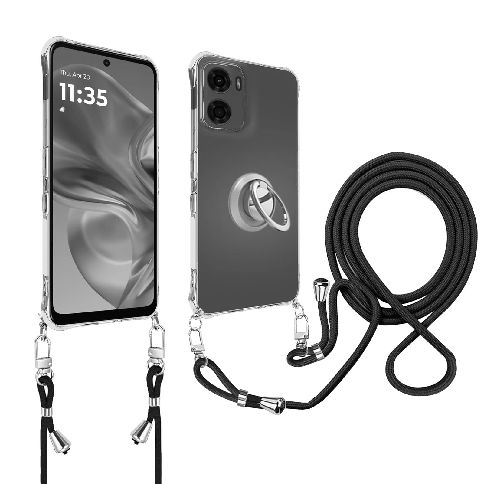 moto g05 箱とケース付き motorola moto g05 ケース クリア 耐衝撃 カバー TPU+PC素材