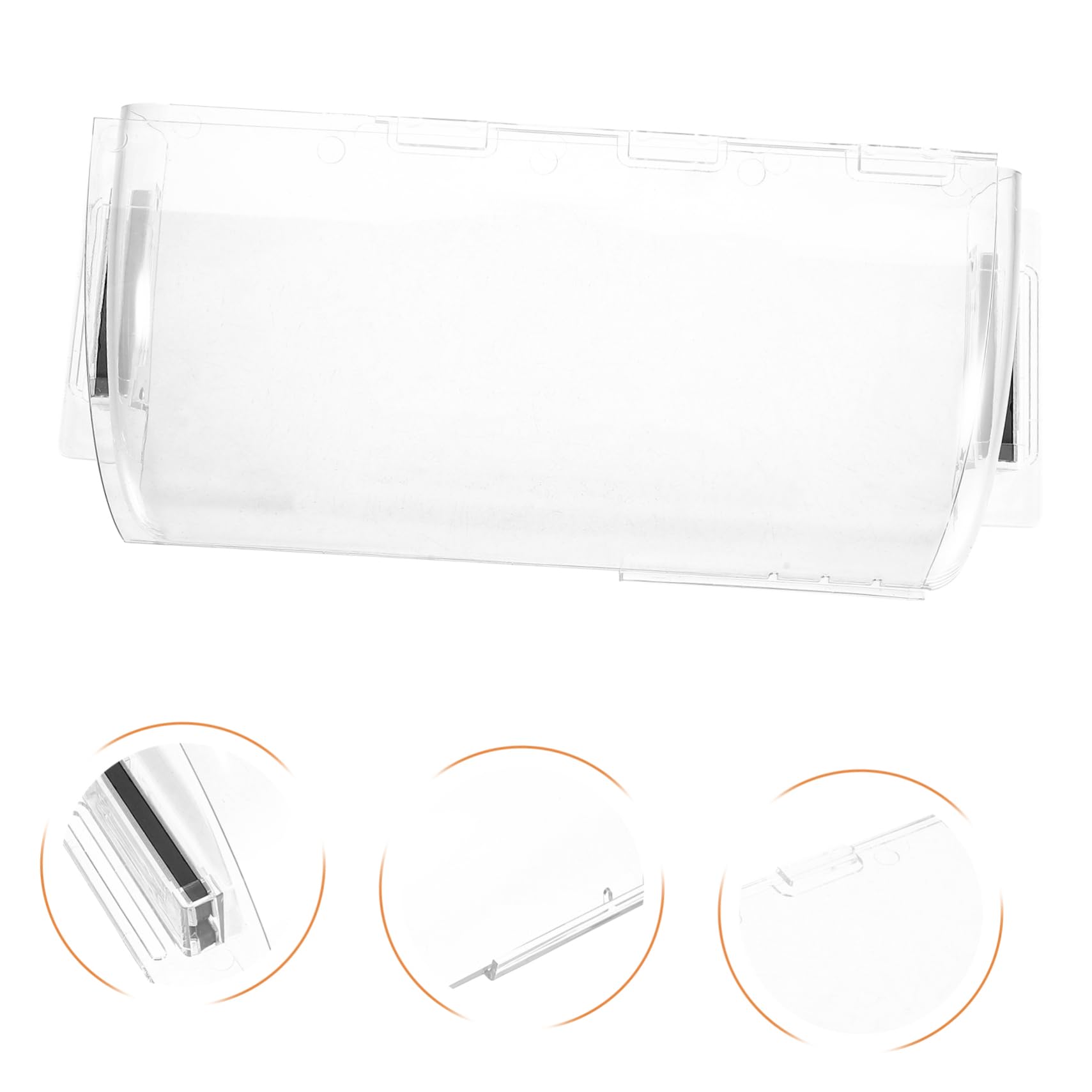 2 Deflectores de Ventilación Magnéticos de Plástico Diseño Minimalista, Fáciles de Instalar y Ajuste Seguro para Controlar el Flujo de Aire para Suelo y Pared