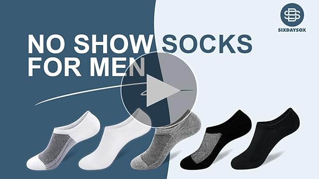 Amazon.com: SIXDAYSOX 8 Pairs No Show Men's Socks