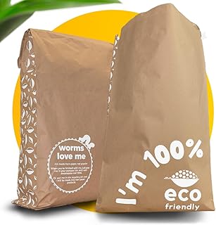 Extra Large Eco Friendly Paper Mailing Bags | 100% Biodegradable & Recyclable Postage & Packaging for Small Business Owners (Pack of 10)
