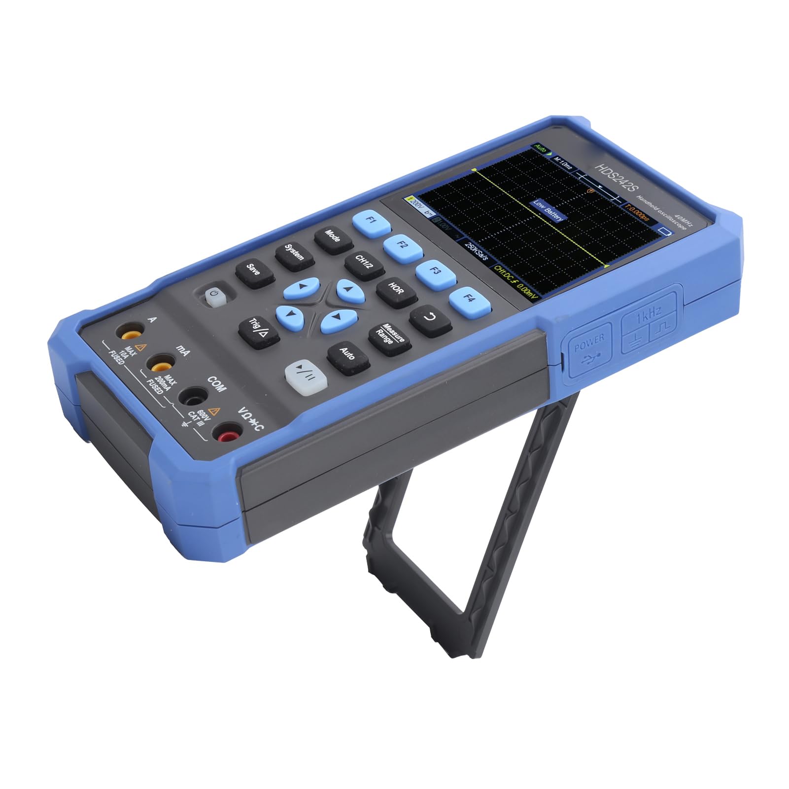 GOWENIC 40MHz 2 Canales Osciloscopio Multímetro 250MSa/s