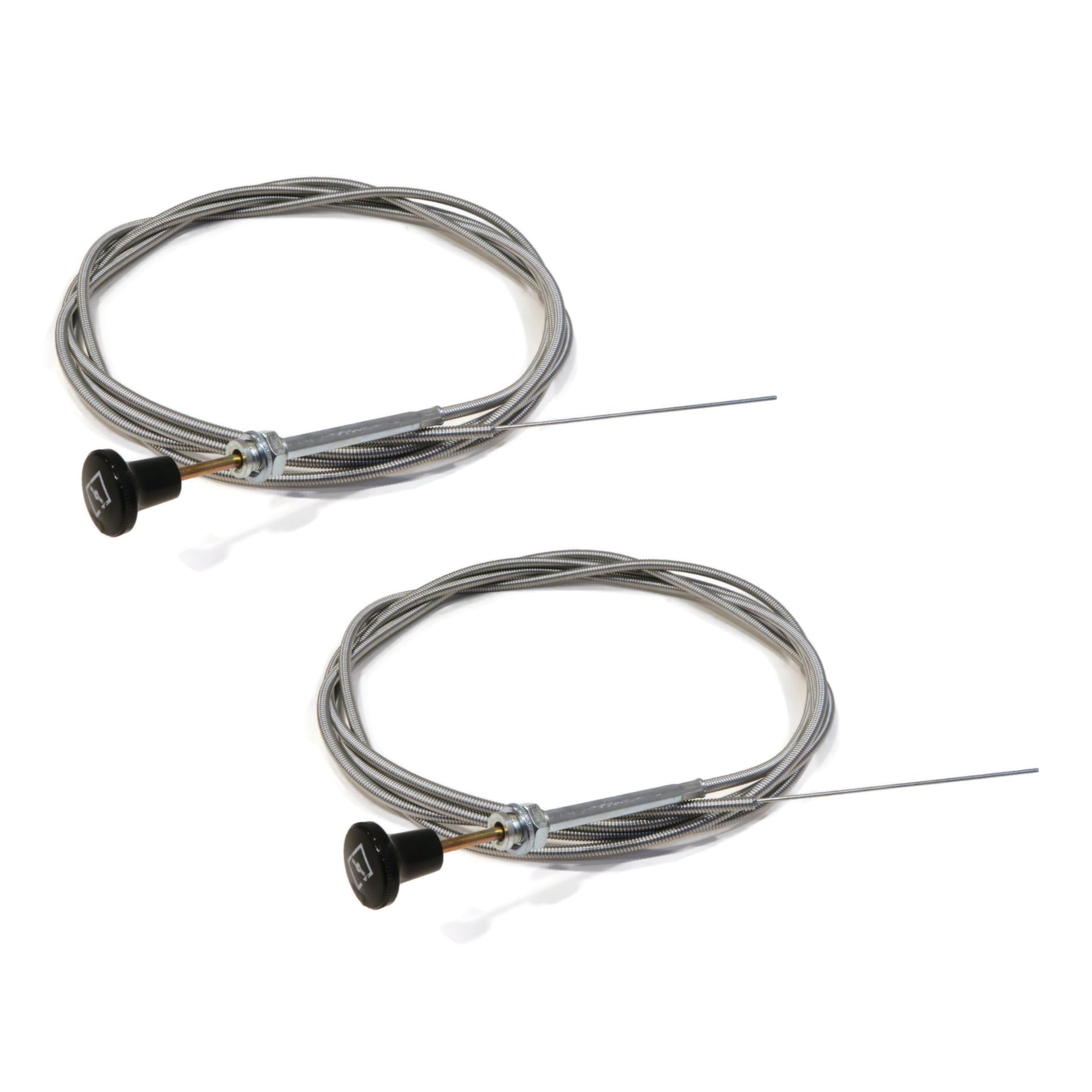 The ROP Shop | Paquete de 2 cables universales de control de empuje y tracción para cortacésped