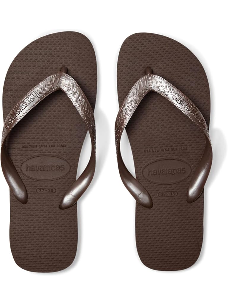 Brown Havaianas Top Tiras Sandals