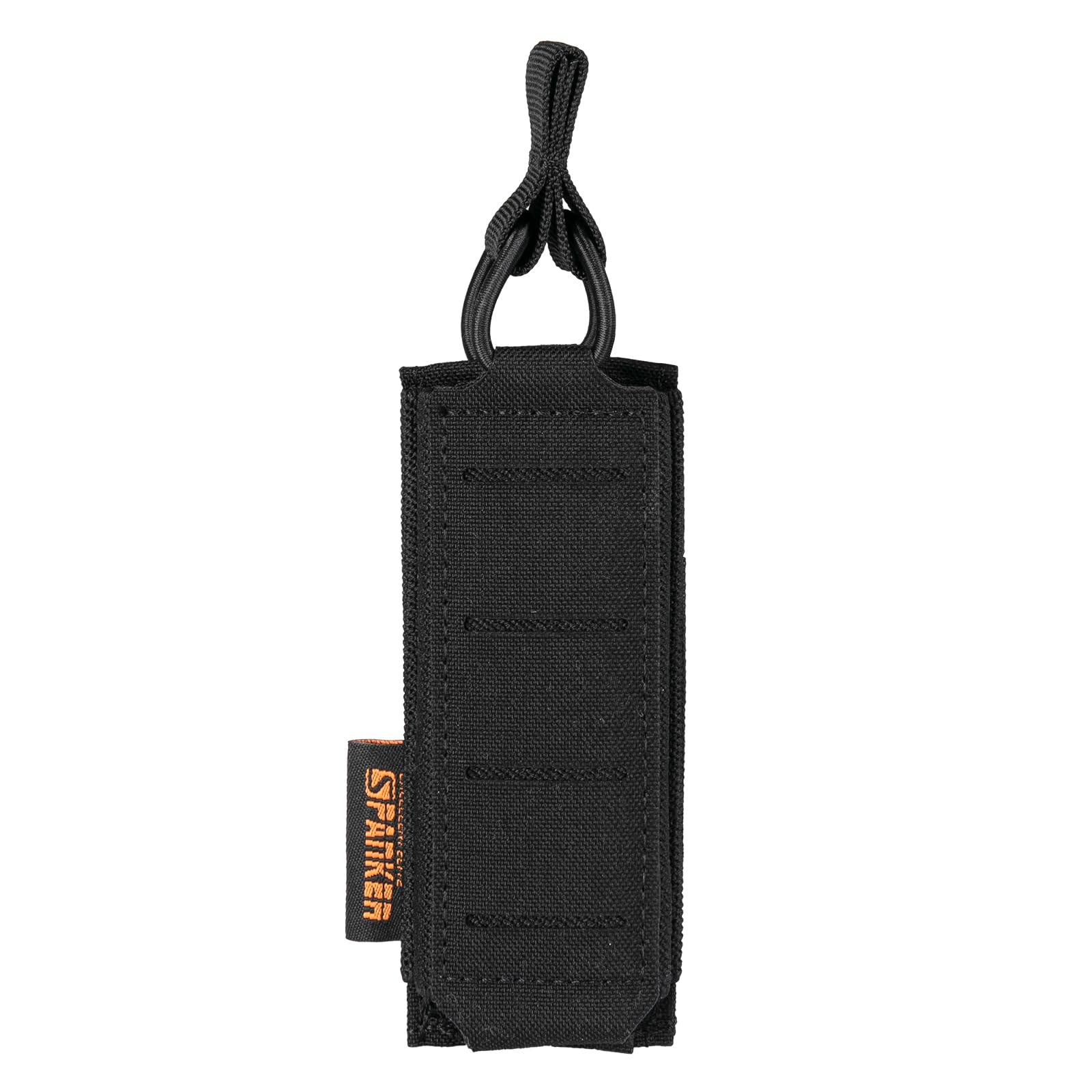 EXCELLENT ELITE SPANKER Elastic Pistol Mag Pouch Molle Flashlight Holder Tool Organizer Holder(BLK), Black