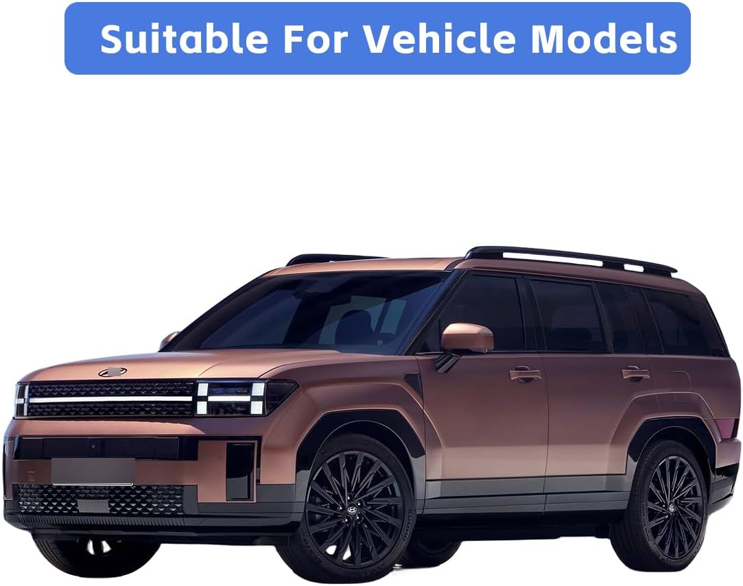 Mud Flaps for 2024 2025 2026 Hyundai Santa Fe Hybrid Mud Guards Splash Guards Front & Rear SUV Set of 4PCS Black Heavy Duty Compatible with Santa Fe MudGuards Exterior Accessories