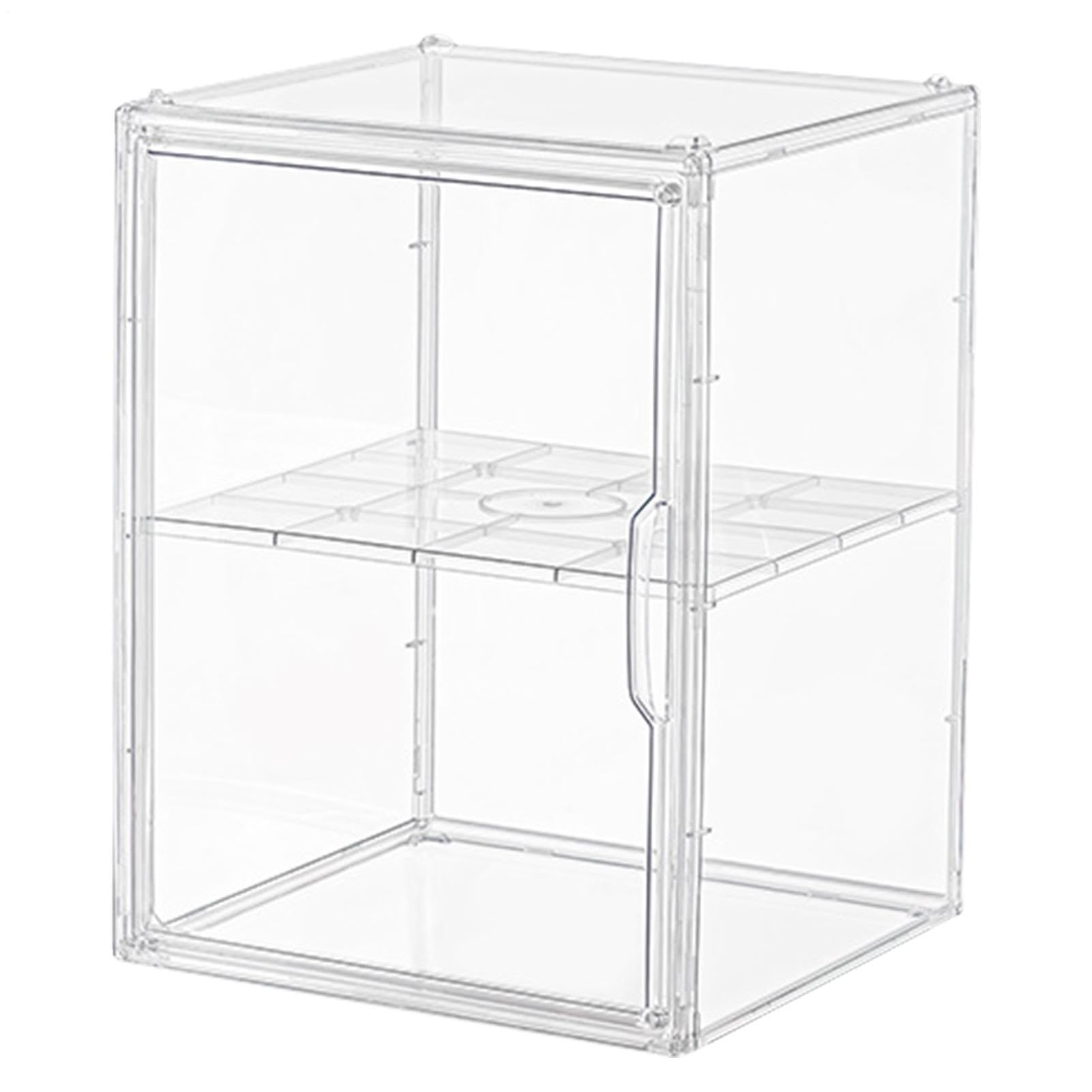 Generico Contenitori trasparenti per borsa - Organizzatore a borsa | 'armadio | Porta magnetica impilata Portaoggetti Organizer Scatola di visualizzazione per figure anime per adolescenti