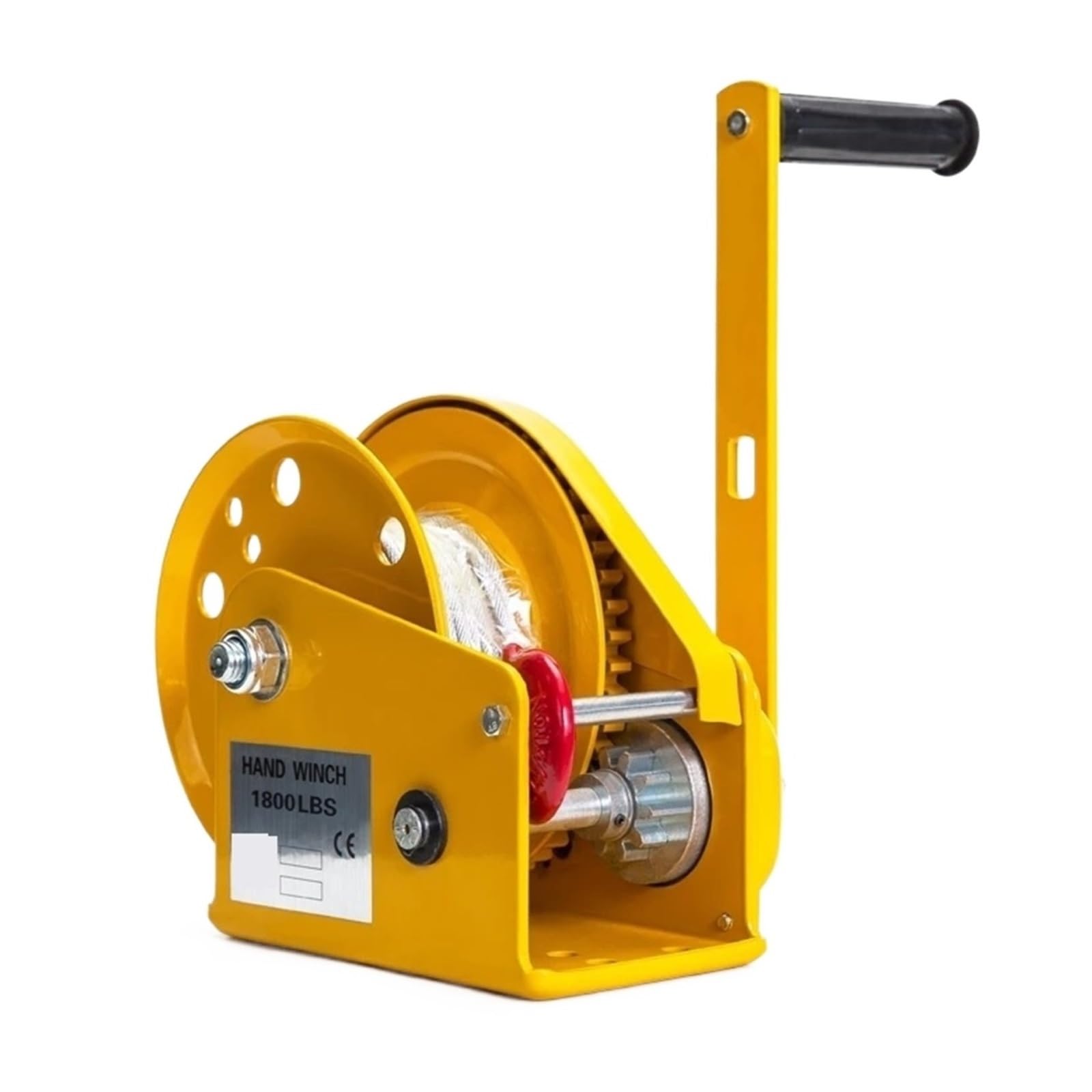 Verricello A Mano Piccolo Autobloccante Bidirezionale 1200/1800/2600LB Con Freno Automatico Manuale For Trattore Portatile Forte Forza Di Trazione(1200LB,10M Cable)