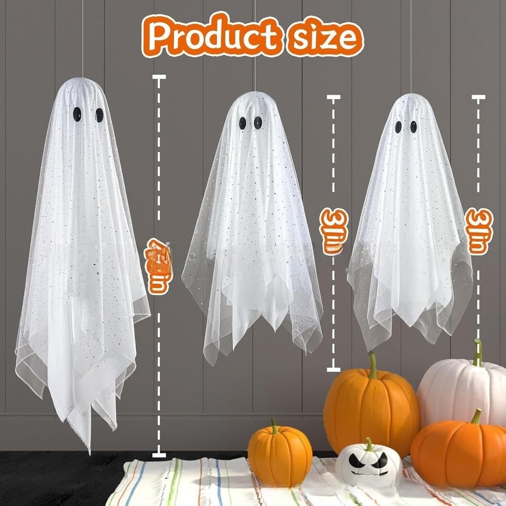 Spukfiguren Hängedeko 110cm für Außenbereich Halloween(B)