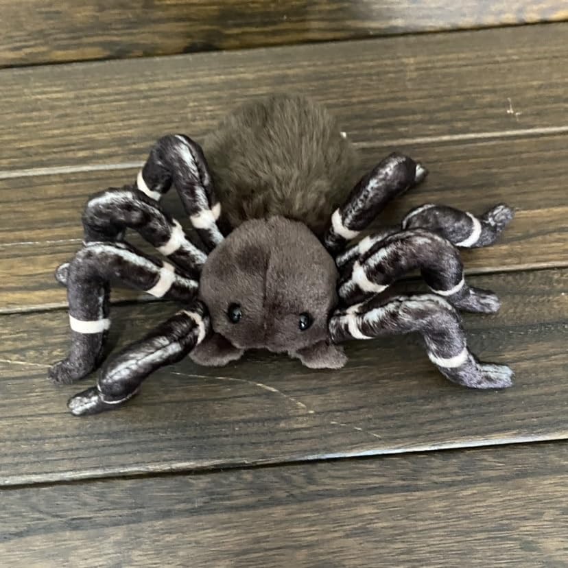 Peluche Tarentule Lycosa cadeau farce araignée grise Halloween