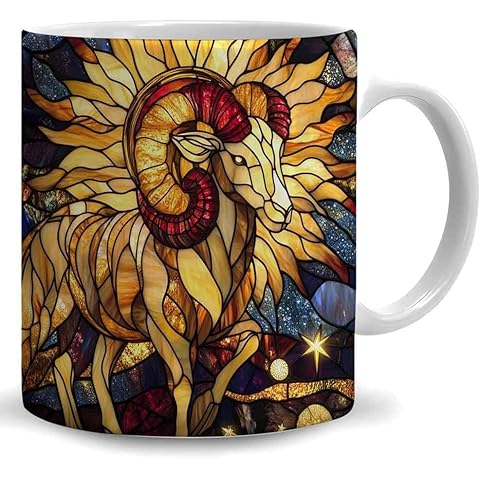 Aries Coffee Mug - Aries Lover Mugs Gifts for Women Men - Birthday, Christmas Gift ...