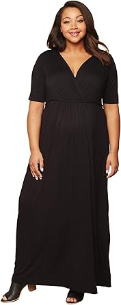 motherhood maternity black maxi dress