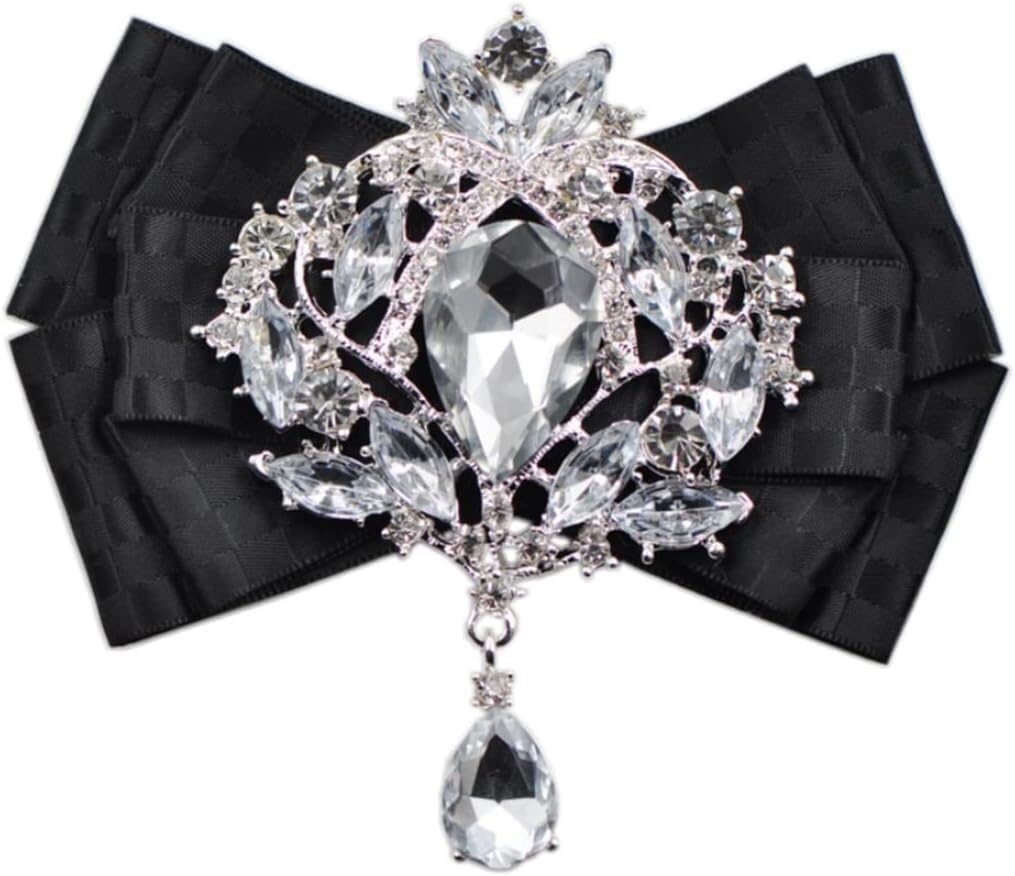 Cravatte, Sposo Best Man Collare Fiore Papillon Fiore Papillon Fiore Uomo e Donna Abito Formale Papillon Fiore (Color : D, Size : 11 * 13cm)