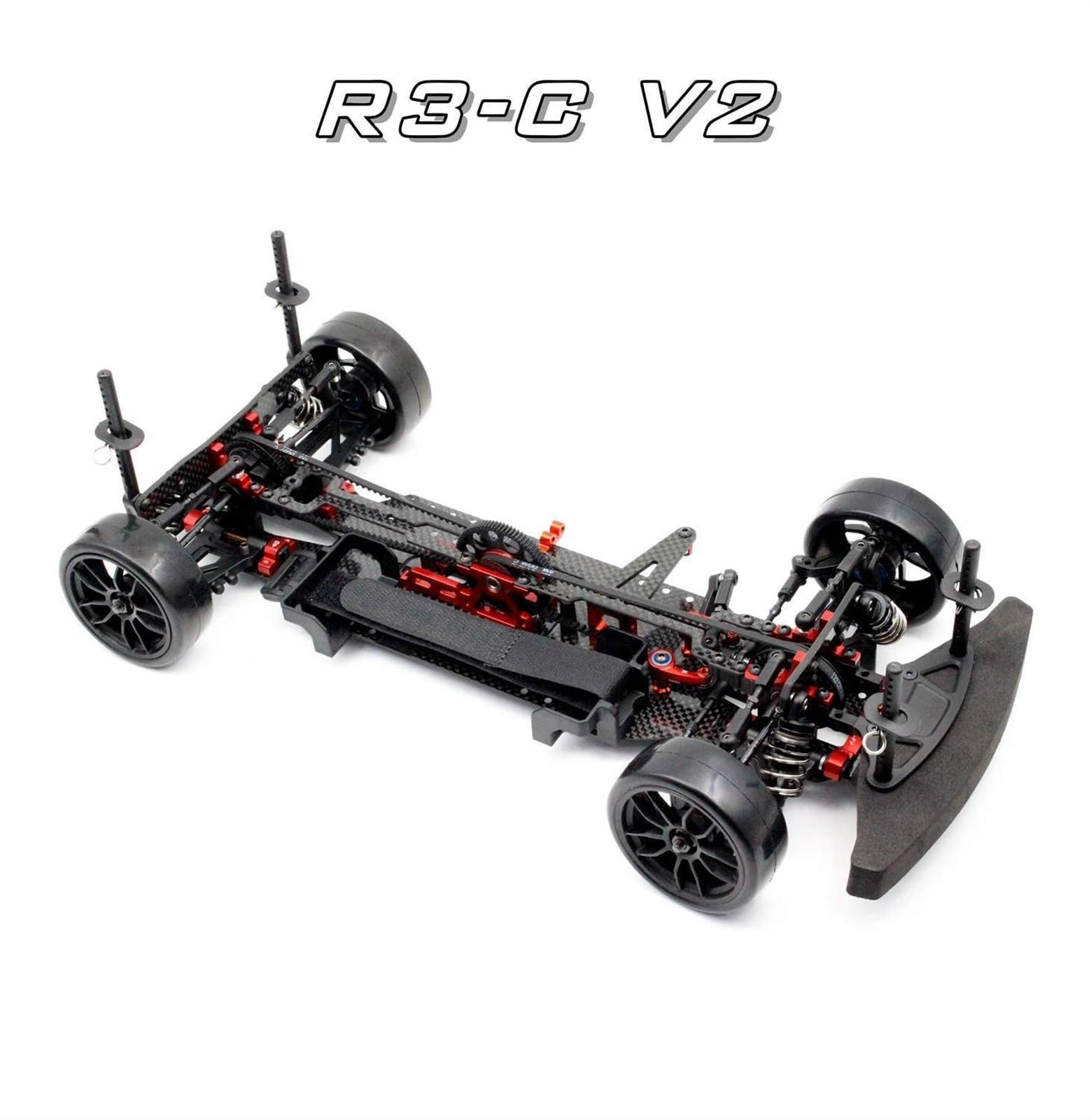 120022 R3-C V2 R3-CR V2 1/10 1:10 RC Samochód RC Model Standardowa środkowa rama domu elektrycznego 4WD (Color : R3-C V2 Frame PC)