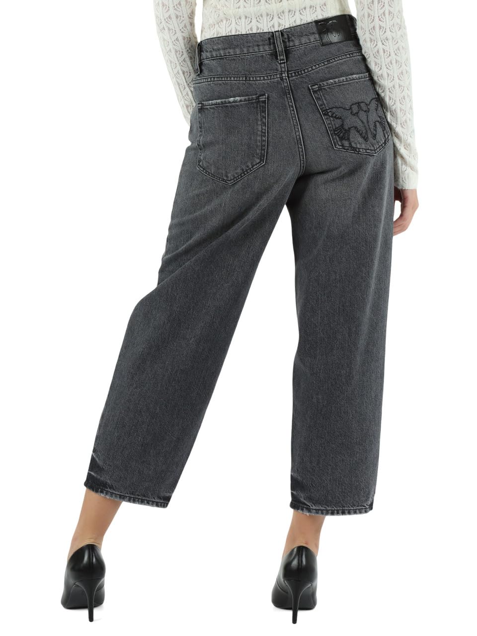 Pinko Jeans Balloon Estelle in Denim Grigio