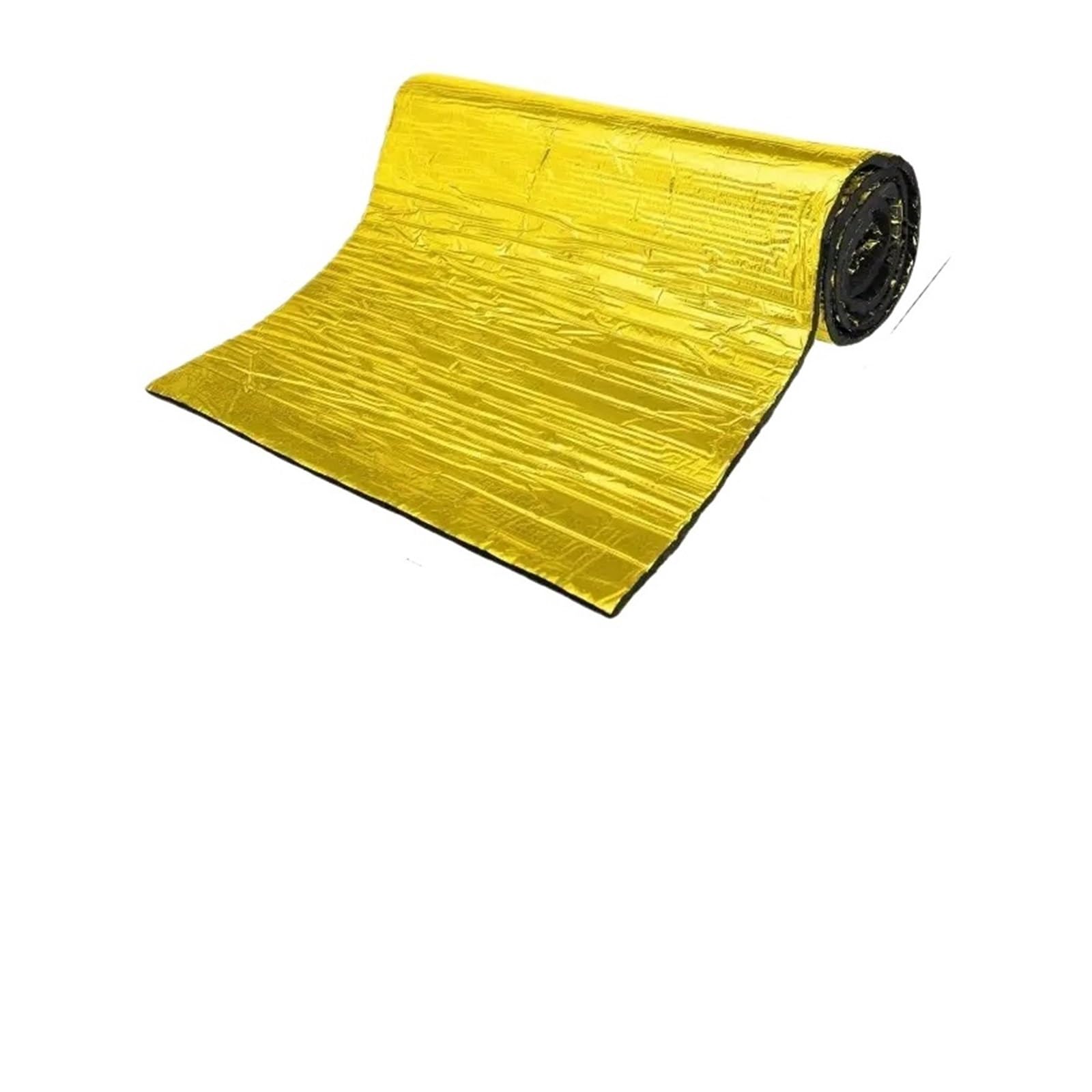 Luoaxinn Brown Self Adhesive Aluminium Foam Car Sound Deadening Mat Deadener Bonnet Hot Noise Insulation And Dampening Material 200X50cm Accessory
