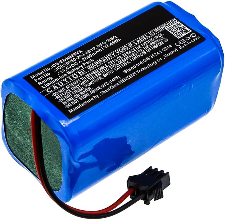 Replacement Battery for Eufy RoboVac 25C,RoboVac 25C Max,RoboVac 30,RoboVac 30C,RoboVac 30C Max,RoboVac 35C,RoboVac G10,RoboVac G10 Hybrid,RoboVac G15,PA04,14.4V/2600mAh