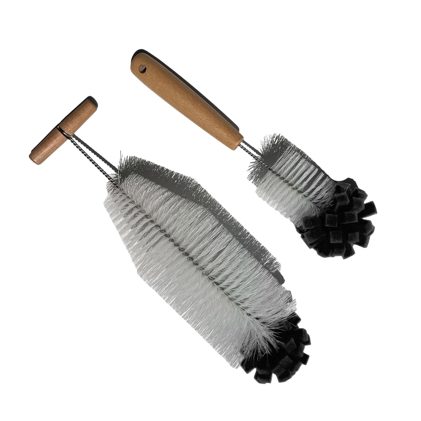 Msioytog Glass Bottle Cleaning Brush Long Handle Water Bottle Brush Kettles Cleaner with Sponge Head Cleaning Tool Enduring Sports Flask with Sponge Head for Dishwashing Sink Kitchen