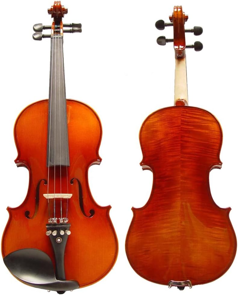 ViolinSmart MV04 Premier Student 4/4 full size Violin with Highly Flamed Maple Body
