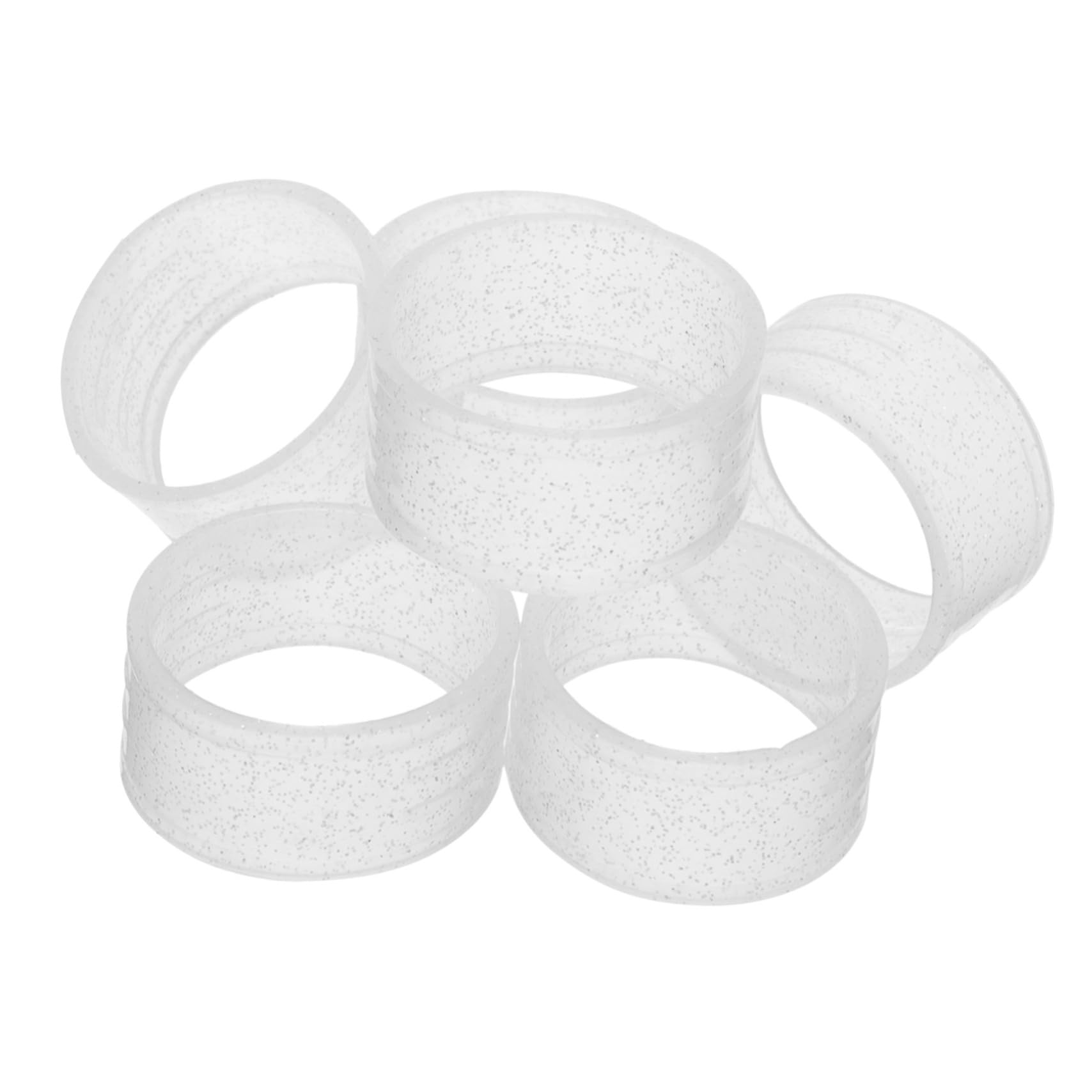 Mipcase Professional Tennis Racket Overgrip Protector 6pcs Non-skid Racket Grip Rings for Tennis and Badminton
