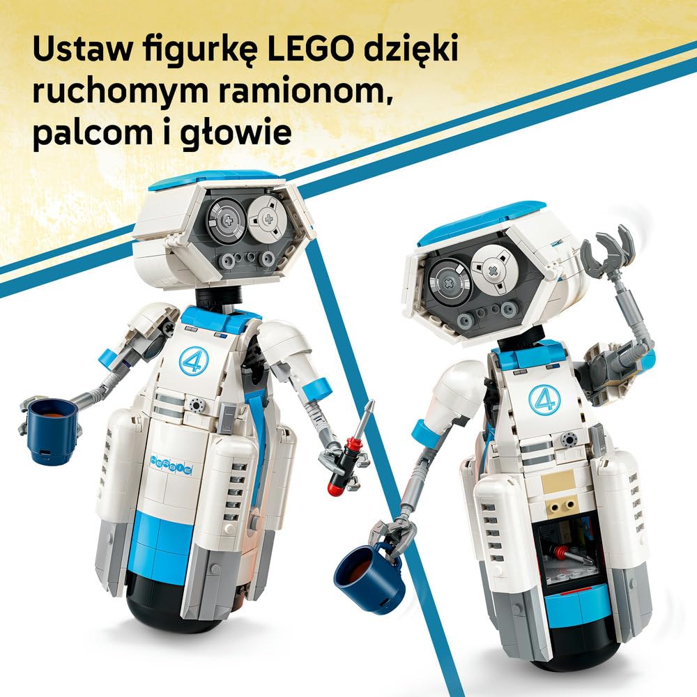 LEGO | Marvel Fantastyczna Czwórka H.E.R.B.I.E. 76339 | Figurka kolekcjonerska, zabawka dla 10-latka, prezent dla fana Marvela, klocki dla chłopca i dziewczynki, 747 elementów