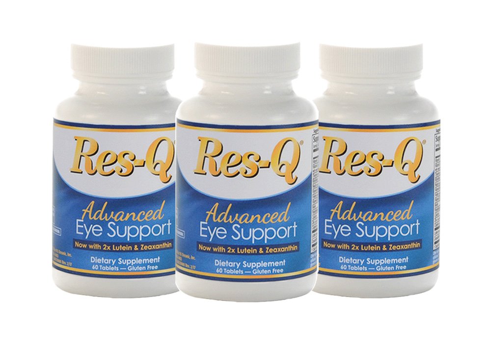 Res-Q Advanced Eye Support with 14 Critical Eye Nutrients 3-Pack