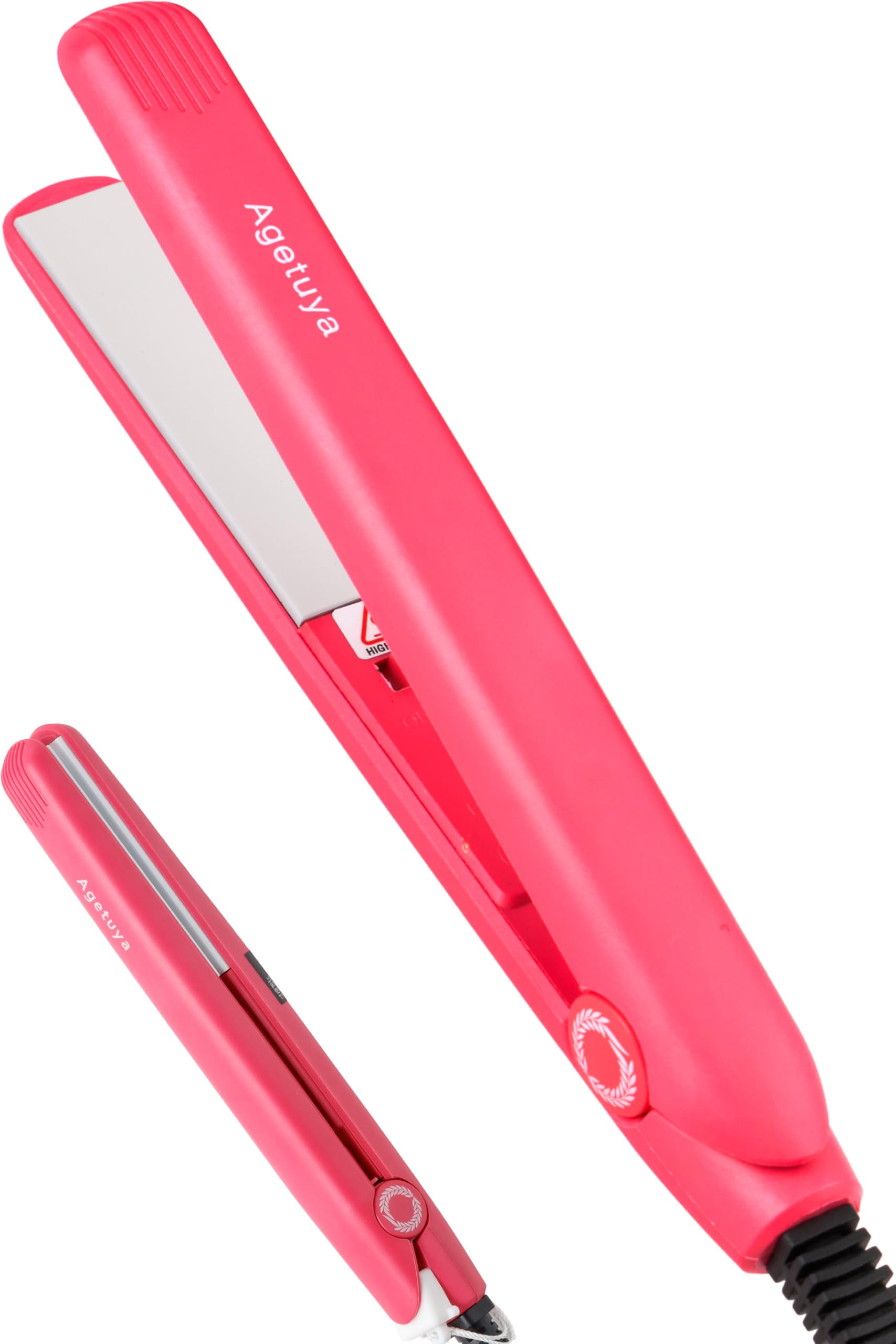 Amazon.co.jp: Agetuya Agetsuya Mini Pop Hair Iron, Coral Pink