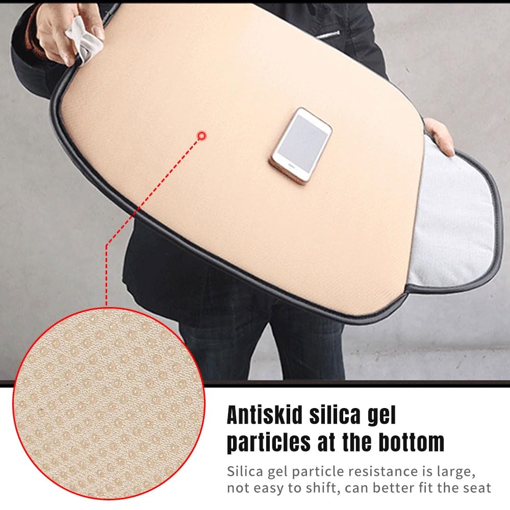 Cuscino per seggiolino Auto per Twingo (2007-2014), Cuscino Sedile Auto Soft Confortevole Protezione Cuscino Interni Accessori,E Black