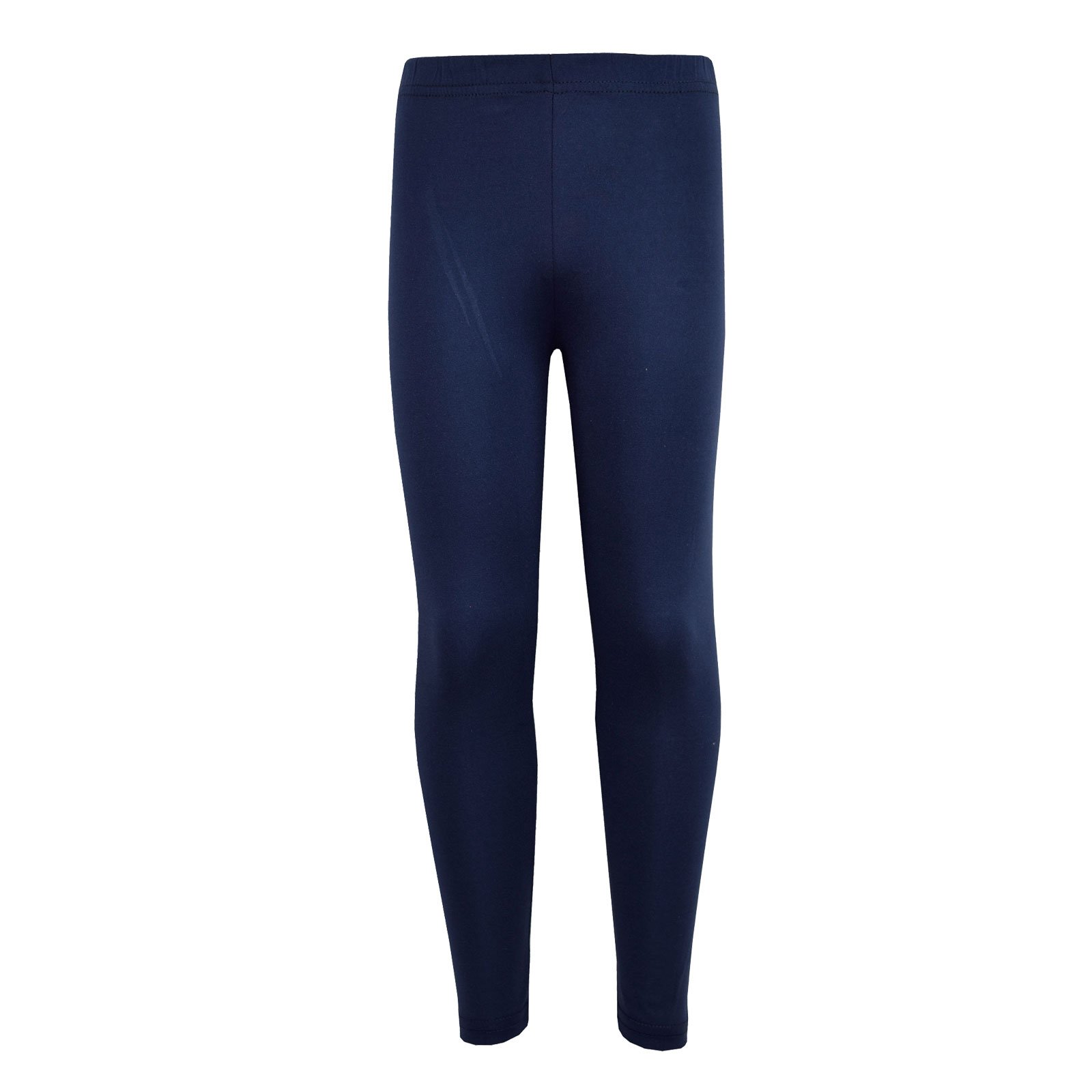 A2Z 4 Kids Girls Plain Legging Dance Fashion Leggings - New Legging Navy 13
