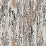 Dimoon 15.8''x78.7'' Wallpaper Peel and Stick Modern Grey Silver Thicken Waterproof Wallpaper...