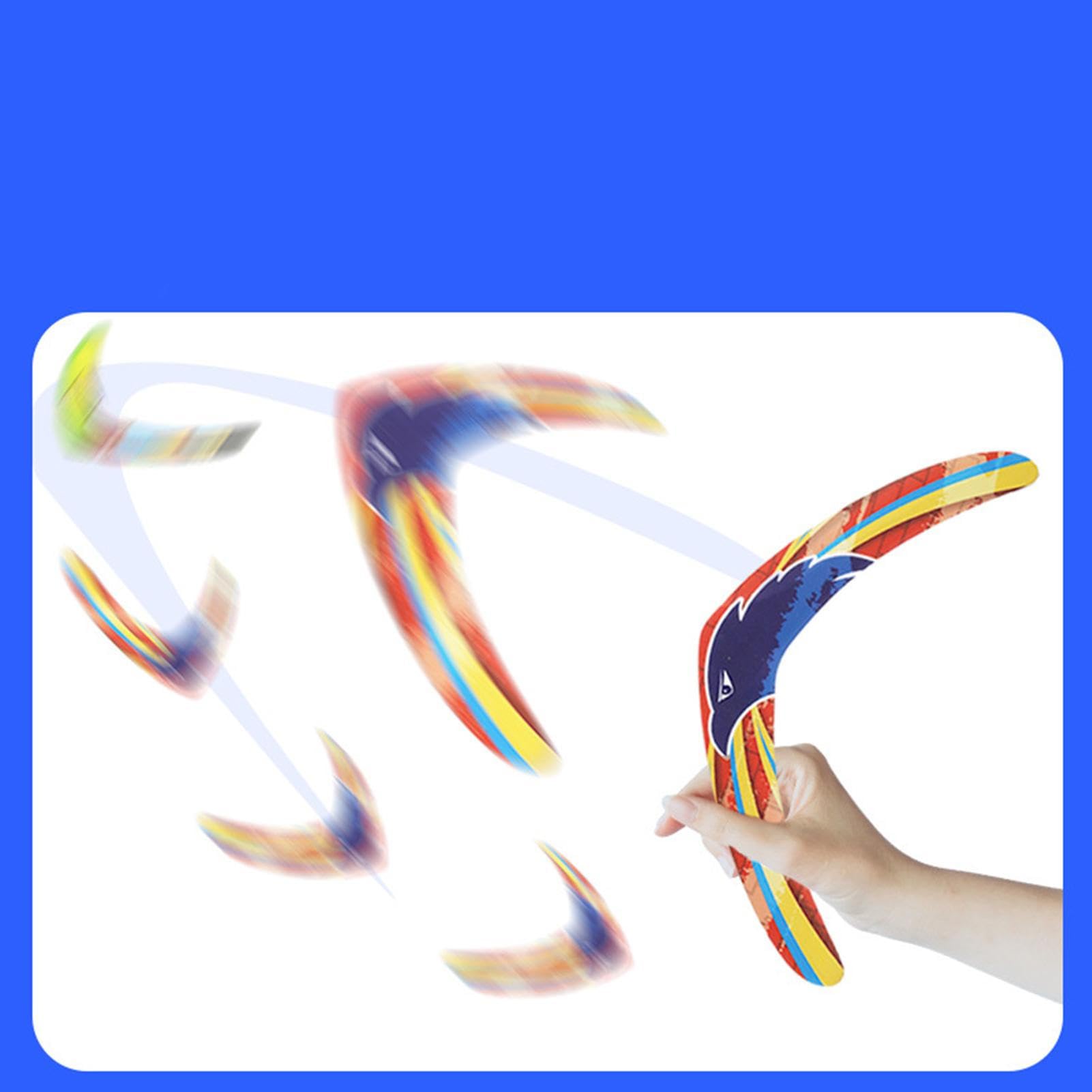 Formazione professionale Boomerangs - Attrezzatura sportiva premium a V | Design ibrido in schiuma e plastica resistente alle intemperie per giochi parco/spiaggia di 6 anni per adulti
