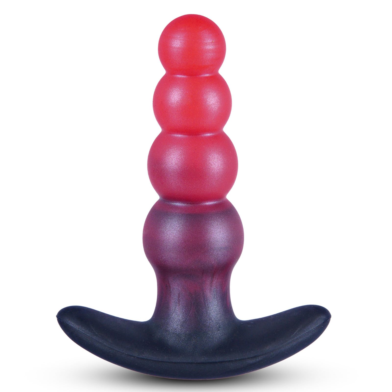 6 3 Inch Silicone Butt Plug Soft Wearable Anal Beads Plug Prostate Massager Dildo with Anchor Base for