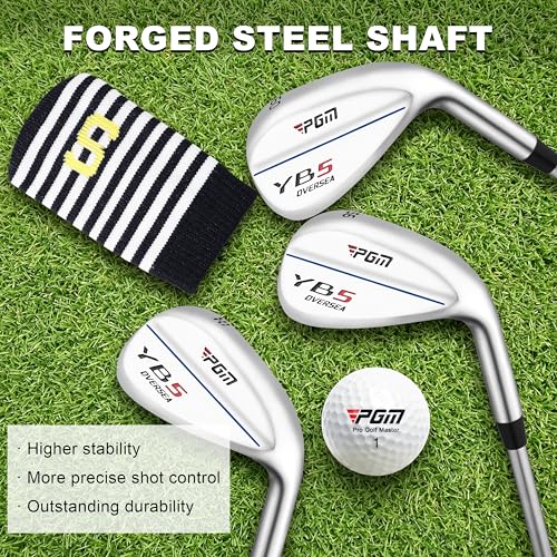 PGM 3 Club Wedge Set for Men Right Handed with 52 56 60 Degrees Silver - image 7