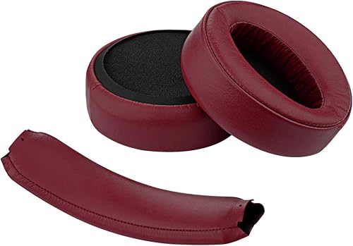 Geekria Almohadilla para el oído + diadema compatible con Sony MDR-XB950BT MDR-XB950B1 Reemplazo de auriculares almohadilla para la oreja +
