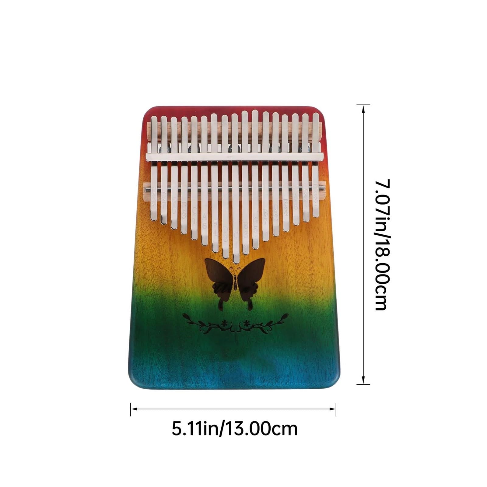 Początkująca Kalimba Miniaturowa Kalimba Z 17 Klawiszami Wykonana Litego Drewna Kompaktowa I Przenośna Idealna Dla Początkujących Muzyków
