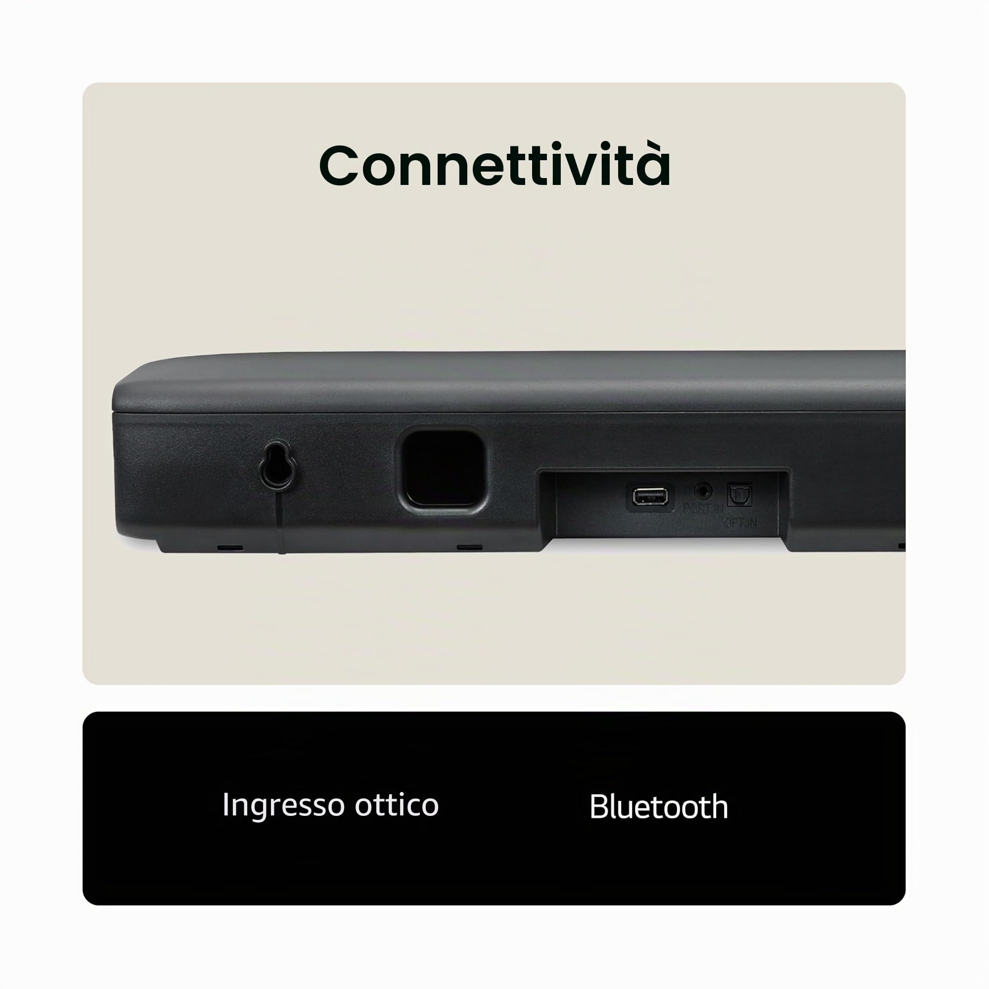 LG SQM1 - Soundbar Bluetooth compatto all-in-one 2.0
