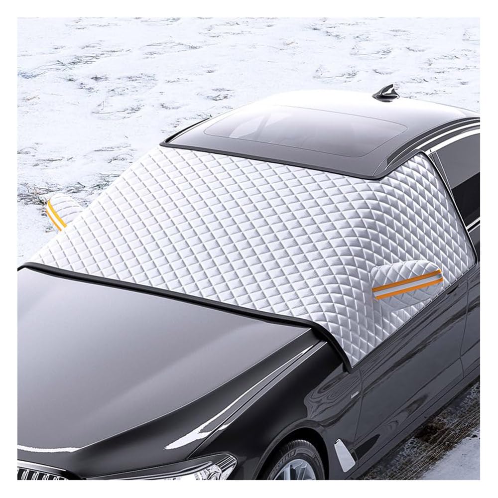 Qyetrgf Normal Car Windshield Cover For Peugeot 2008 308 408 206 207 301 307 308Sw 4008 5008, Windscreen Cover Frost Ice Snow Protector For Winter, Heavy Duty Ultra Thick Protective